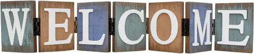 Miniatura 9 de Morning View Letrero de madera para el hogar, decoración rústica con letras recortadas, letrero de madera de pie, decoración del hogar