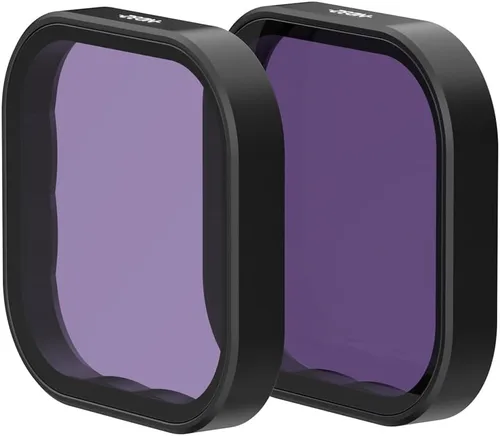 Miniatura 12 de TELESIN Paquete de 4 filtros de lente CPL ND8 ND16 ND32 compatibles con GoPro Hero 12 Hero 11 Hero 10 Hero 9 negro, densidad neutra y kit de filtro
