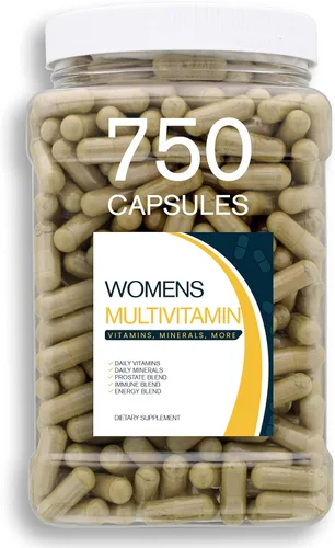 Miniatura 9 de Multivitamin & Women's Health Blend – Tina de 250 CT – Proporciona una porción diaria de vitaminas, minerales, salud de la mujer, antioxidantes
