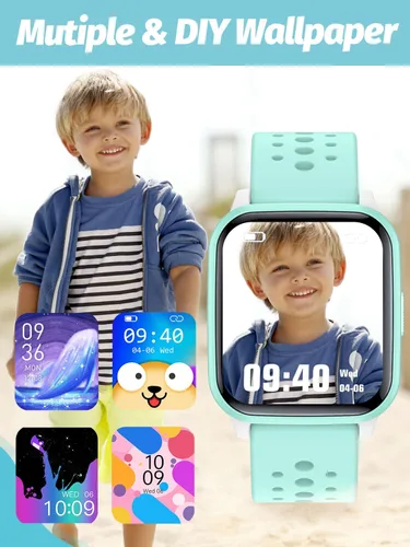 Miniatura 5 de Reloj inteligente para niños y niñas, reloj inteligente para niños, regalo para niños de 4 a 16 años con modo de sueño, 19 modos deportivos