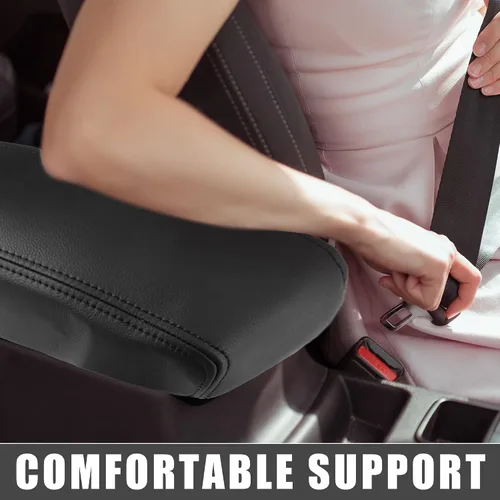 Miniatura 5 de Almohadilla de consola central de automóvil, impermeable, protector de caja de asiento, color negro para Toyota 4Runner 1996-2002