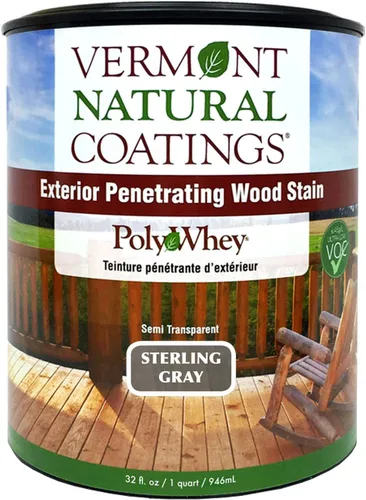 Miniatura 10 de Vermont Natural Coatings PolyWhey - Tinte penetrante exterior - marrón bellota - cuarto de galón marrón (Acorn Brown)