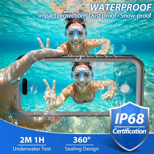 Miniatura 3 de SPORTLINK Funda para iPhone 15 Pro Max, IP68 resistente al agua, protección militar, cuerpo completo, resistente, a prueba de golpes, sellado 360, a