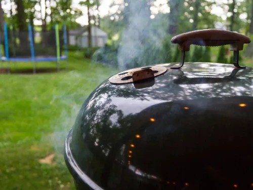 Miniatura 15 de Weber Original Kettle Premium - Parrilla de carbón, 22 pulgadas, color negro