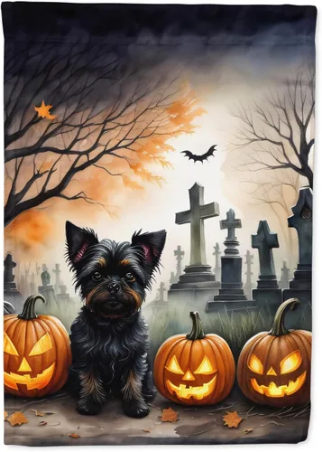 Miniatura 49 de Caroline's Treasures DAC2011GF - Bandera decorativa para jardín de Halloween con diseño de beagle para jardín, jardín, jardín, jardín, multicolor