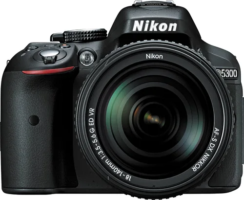 Miniatura 2 de Nikon D5300 24.2 MP CMOS Digital SLR con lente de zoom 18-140mm f/3.5-5.6G ED VR Auto enfoque S DX NIKKOR (Negro)