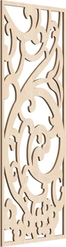 Miniatura 107 de Bridgewater - Paneles de pared decorativos de madera con calado, 9 3/8 pulgadas de ancho x 24 3/8 pulgadas de alto x 1/4 de alto, nogal