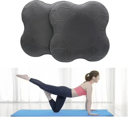 Rodilleras de yoga (juego de 2) – Accesorios y accesorios de yoga masculinos y femeninos para fitness, viajes, meditación, arrodillarse, equilibrio,