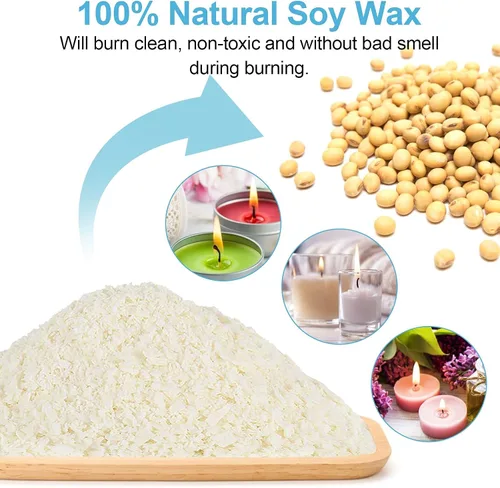 Miniatura 4 de DINGPAI Kit de fabricación de velas de soya, juego completo para hacer velas de soya, incluye olla para derretir cera, mechas, adhesivos para Kit