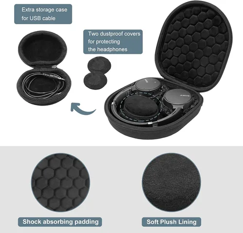 Miniatura 6 de ProCase Estuche Rígido para Auriculares Inalámbricos Sony WH-CH720N/ WH-CH710N/ WH-CH520/ WH-CH510/ WH-1000XM5/ WH-1000XM4/ WHXB910N/ Bose 700