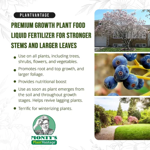 Miniatura 2 de PlantVantage Fertilizante líquido para plantas de crecimiento prémium - Fertilizante NPK (8-16-8) con zinc y hierro, alimento líquido para plantas