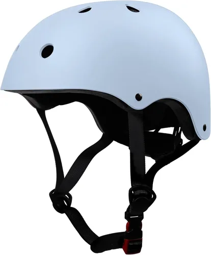 Miniatura 16 de Casco de bicicleta para niños pequeños, 2 tamaños ajustables, para niños y niñas, multideporte, ajustable, para scooter, bicicleta, monopatín