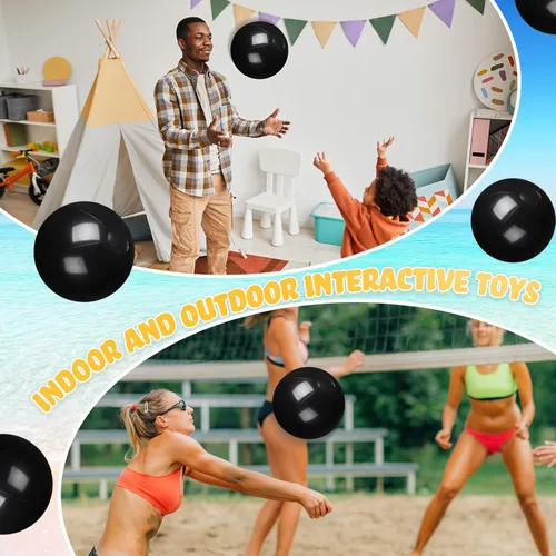 Miniatura 5 de Raiten 12 bolas de playa inflables de playa, bola inflable grande flotante para piscina, recuerdos de fiesta al aire libre, suministros de fiesta