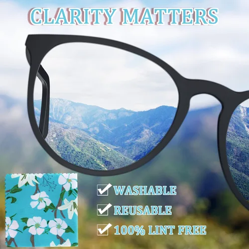 Miniatura 7 de Weewooday Paquete de 18 paños de limpieza para lentes, diseño de cactus de llama, paños de limpieza de microfibra para lentes limpios, lentes de sol