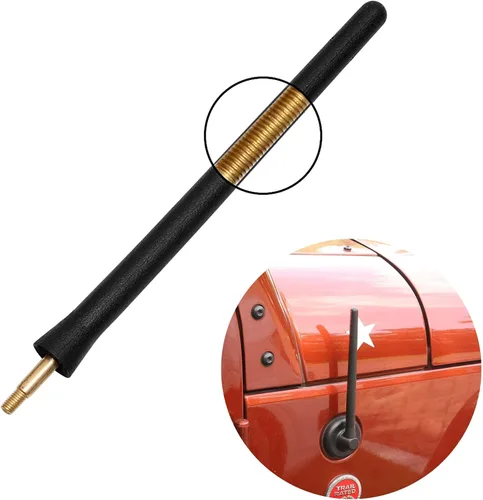 Miniatura 5 de VOFONO - Antena compatible con Jeep Wrangler Gladiator JL JK JT Unlimited Sport Willys Rubicon Sahara 4xe 2007-2025, antena para radio AM FM