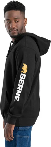 Miniatura 3 de Berne Sudadera con capucha de manga distintiva para hombre