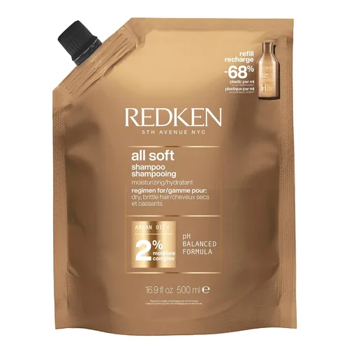 Miniatura 12 de Redken All Soft Shampoo - Moisturizes & Hydrates Dry Hair, Softens & Adds Shine, With Argan Oil, Safe For Color-Treated Hair