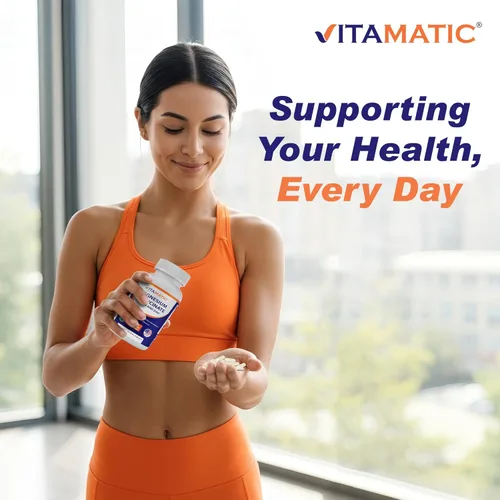 Miniatura 7 de Vitamatic Magnesio (de bisglicinato y óxido) con vitamina D3 y zinc - 120 cápsulas vegetales - Apoya la salud muscular, articulaciones, nervios