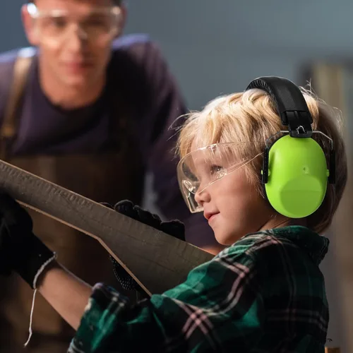 Miniatura 5 de Yunsailing Paquete de 9 orejeras de protección auditiva para niños, orejeras ajustables de ruido suave, 27 db, protección sensorial de oído