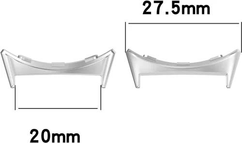 Miniatura 3 de FitTurn Adaptador/cierre/conector de correa de reloj de metal compatible con Google Pixel Watch 3 de 1.61 pulgadas/Pixel Watch 2 modelos. Viene