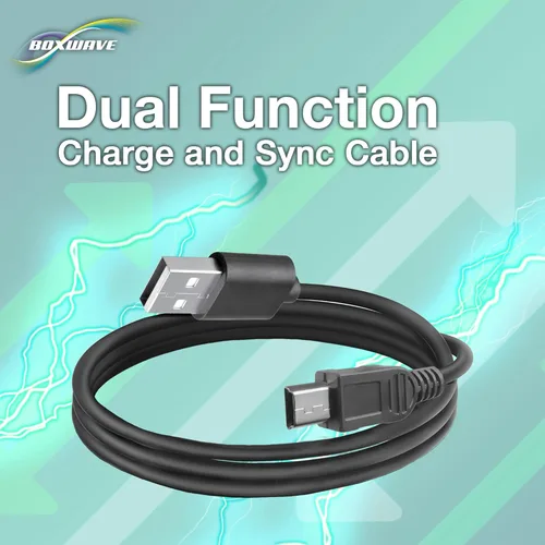 Miniatura 3 de BoxWave Cable compatible con Fujifilm FinePix S8600 - Cable DirectSync, carga duradera y sincronización