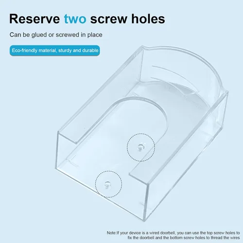 Miniatura 4 de Cubierta impermeable de botón para timbre de puerta para exterior, cubierta de lluvia para timbre, resistente a la intemperie, para interruptor