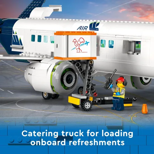 Miniatura 4 de LEGO City Passenger Airplane Toy – Juego de construcción para niños y niñas, a partir de 7 años – Regalo educativo para niños – con juguetes