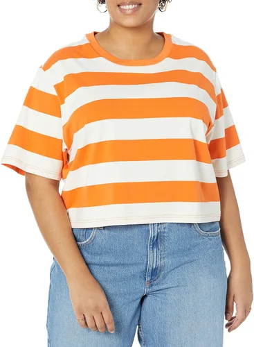 Miniatura 5 de The Drop Camiseta corta de manga corta con cuello redondo Sydney para mujer