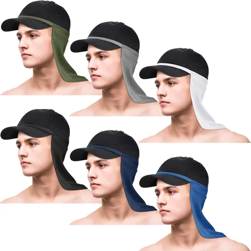 Miniatura 9 de Tatuo Polaina unisex para el cuello, protección solar, protección solar, multifuncional, 2 en 1, cubierta facial para deportes al aire libre, pesca