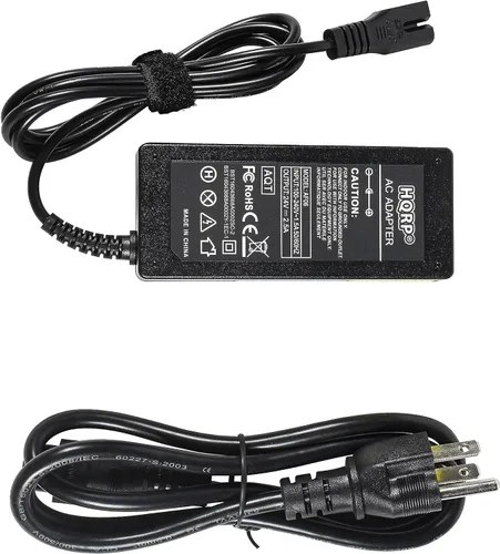 HQRP Adaptador de CA compatible con Miko MMF-01C MMF-O1C MMF01C BEL-FM-01 YH-3318G, Kendal S16 S17 Shiatsu masajeador de pies YOISHO Adaptador de