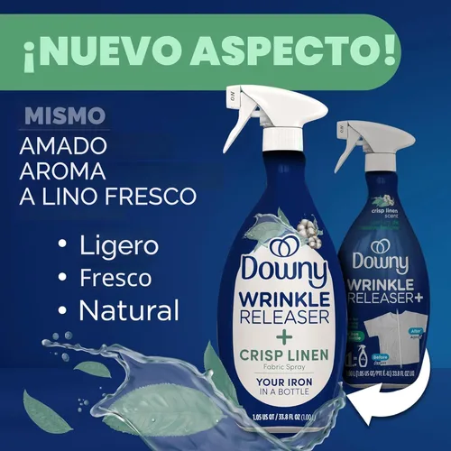Miniatura 3 de Espray Downy para sacar las arrugas Todo en uno: espray para sacar las arrugas, eliminador de olores, removedor de estática Refrescador de telas