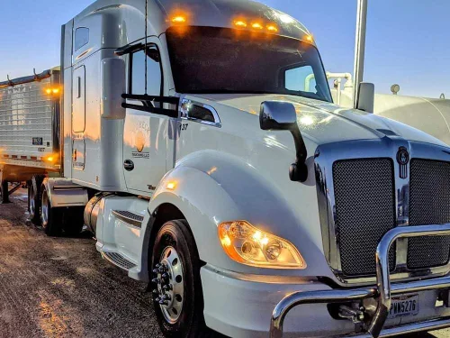 Miniatura 4 de iJDMTOY Lentes ámbar súper brillantes LED para rueda delantera delantera Fender Side Marker Lights compatibles con Kenworth T680 T700 T880