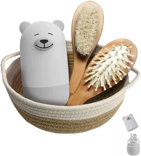 Miniatura 10 de Juego de cortaúñas para bebé, kit de uñas para bebé con bonito estuche, manicura infantil y pedicura para cuidado de la salud para recién nacidos