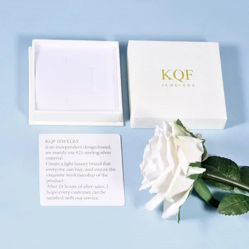 Miniatura 7 de KQF Collares de cruz para mujer, plata de ley, ópalo azul, colgante de cruz de fe, collar de Navidad, cumpleaños, joyería de regalo para mujeres