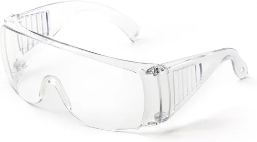 JING LEI Gafas de seguridad antiniebla, laterales ventilados, protectores transparentes con marco de policarbonato para uso médico y diario de