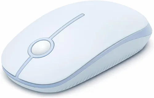 Miniatura 25 de VssoPlor Ratón Inalámbrico 2.4G, Ratón Portátil Delgado para Computadora Portátil con Receptor Nano, Ratón Óptico Silencioso para Notebook, PC