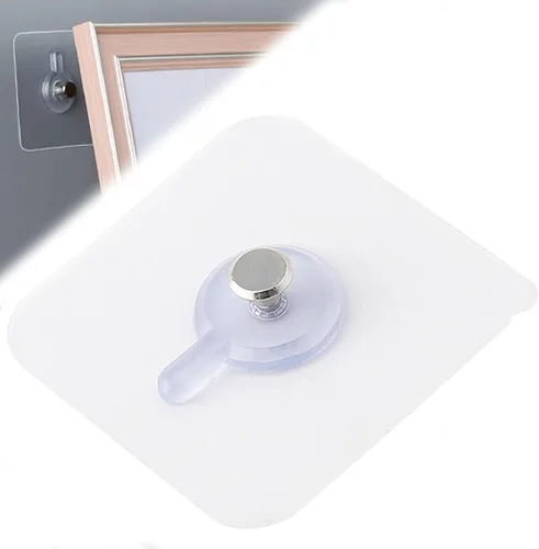 Ganchos de pared sin clavos, 30 ganchos adhesivos de pared para colgar con impermeable y resistente al aceite, carga máxima de 4 libras