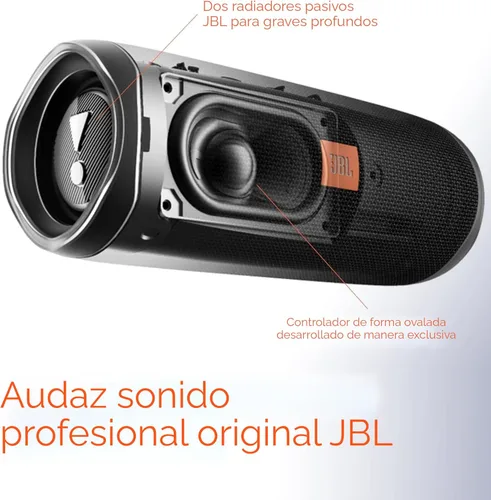 Miniatura 3 de JBL Flip 5 - Parlante portátil inalámbrico Bluetooth impermeable con estuche rígido protector divvi!. Negro