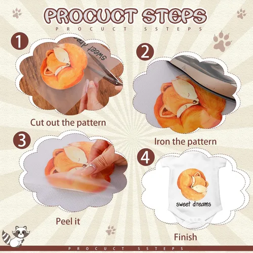 Miniatura 3 de Teling 36 calcomanías para planchar para baby shower, juegos de calcomanías de transferencia para planchar, parches de calcomanías de transferencia