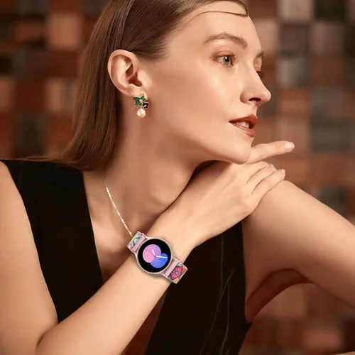 Miniatura 2 de Delidigi Bandas elásticas compatibles con Samsung Galaxy Watch 7/6/5/4 de 1.575 pulgadas, 1.732 pulgadas, Watch 6 Classic de 1.732 pulgadas, Watch 5