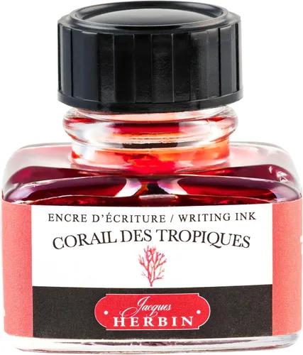 Miniatura 14 de Tinta para pluma estilográfica Herbin - Botella de 30 ml - Bleu Azur
