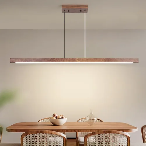 Miniatura 19 de Lámpara de araña moderna, lámpara colgante LED de 39 pulgadas con control remoto de 3000 a 6500 K, temperatura de color ajustable, lámpara