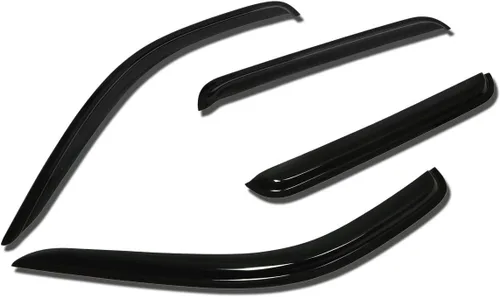 Miniatura 12 de Dodge Grand Caravan / Chrysler Town & Country protector deflector de lluvia, parasol para pegar en el vidrio, 2 unidades.