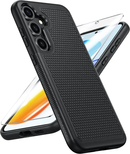 Miniatura 34 de FNTCASE Funda para teléfono Galaxy A14-5G: protección contra caídas de grado militar Samsung A14 5G, probada contra caídas de 14 pies, protector