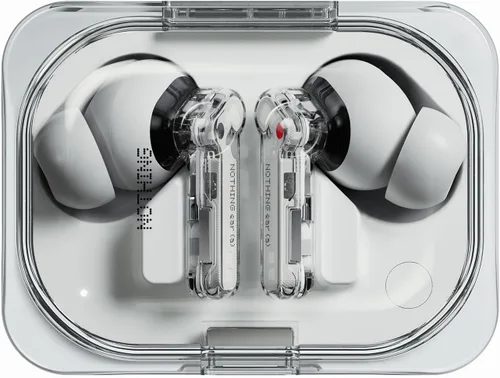 Nothing Ear (a) Auriculares inalámbricos, Auriculares con cancelación de ruido híbrida de 45dB, Audio de alta resolución, Ecualizador avanzado,