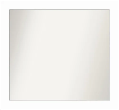 Miniatura 177 de Amanti Art Espejo de baño blanco para sobre el fregadero, 24 x 24 pulgadas, hecho a medida, espejo de tocador cuadrado blanco estrecho, marco