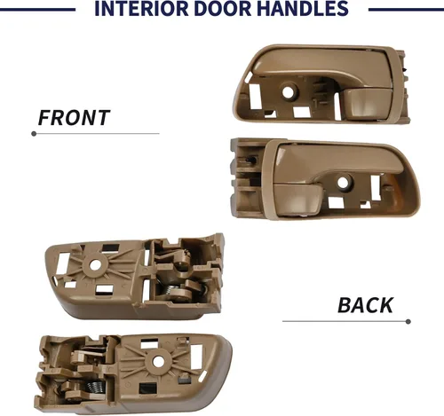 Miniatura 6 de 69206-AE010 69205-AE010 Manija interior de puerta compatible con Toyota Sienna 2004 2005 2006 2007 2008 2009 2010 Reemplazo 69206-AE010-B1 Manija