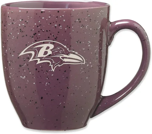 Miniatura 33 de Rico Industries - Taza de café de cerámica con grabado láser de color del equipo de fútbol de la NFL, 16 oz