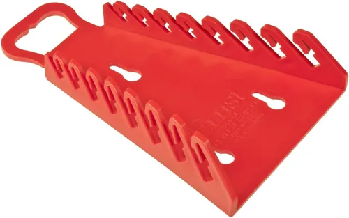 Ernst Manufacturing 5146-Red Gripper Organizador de Llaves de Trinquete Inverso, 8 Herramientas, Rojo