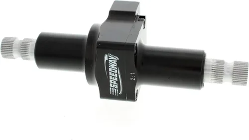 Miniatura 9 de Speedway Motors Acelerador de Dirección 2:1 de Cuerpo Pequeño, 3/4 Pulgadas 36 Estrías, Aluminio Ligero, Acabado Negro Anodizado, Tamaño Compacto